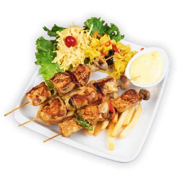 وجبة شيش طاووق 3 سيخ