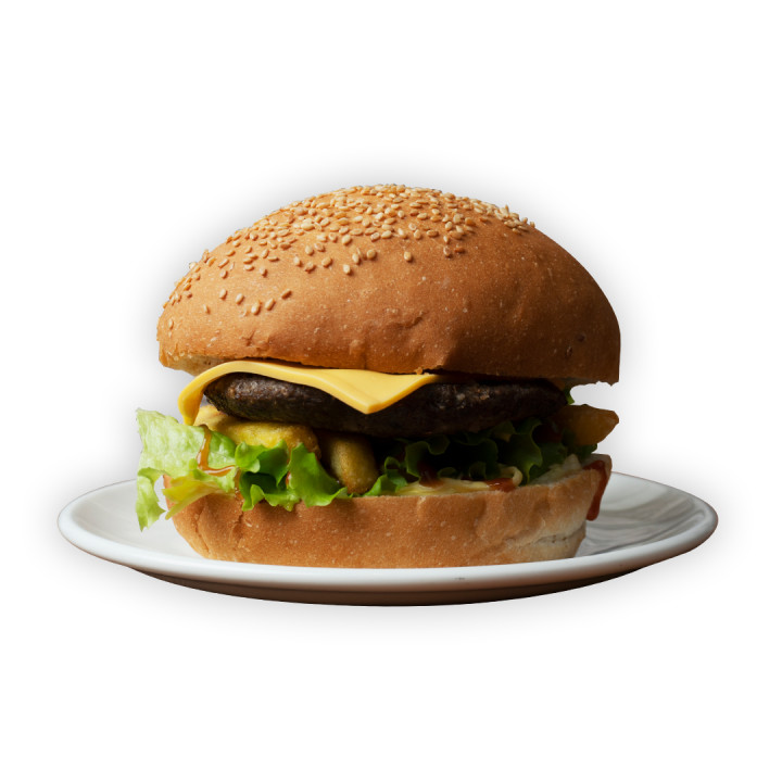 سندويش برجر لحم صمون / صاج