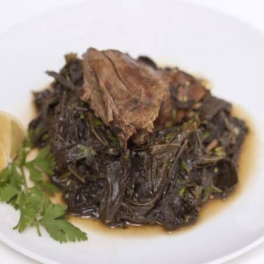 ملوخية شامية مع لحمة