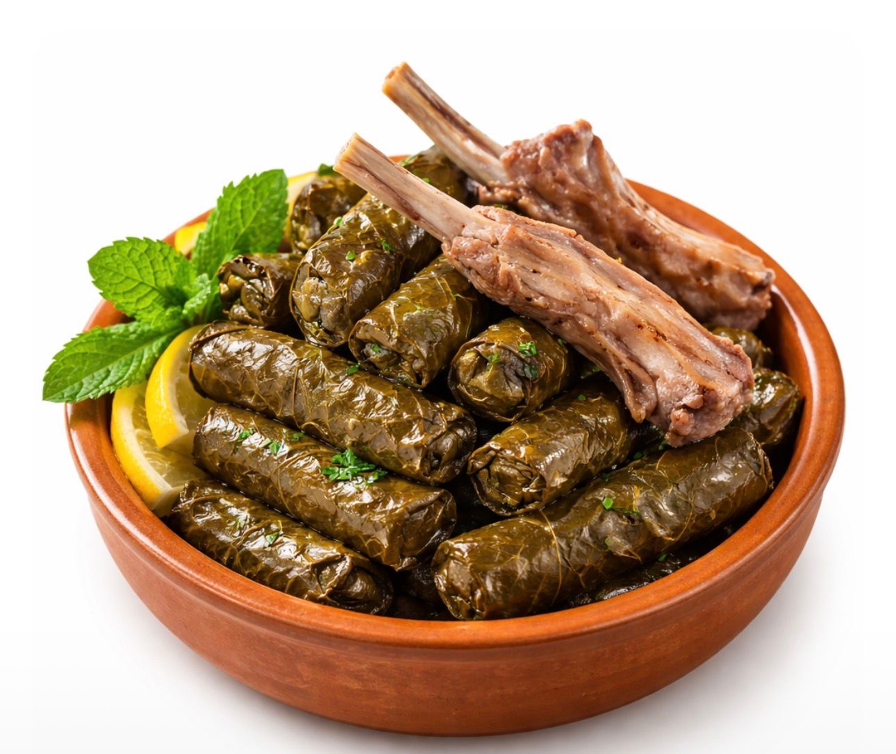 وجبة يبرق مع لحم