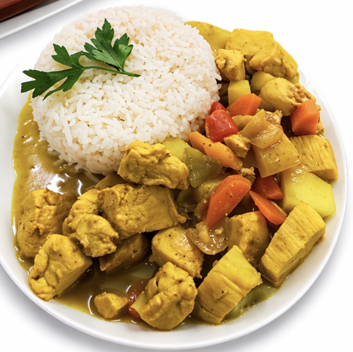 وجبة دجاج بالكاري