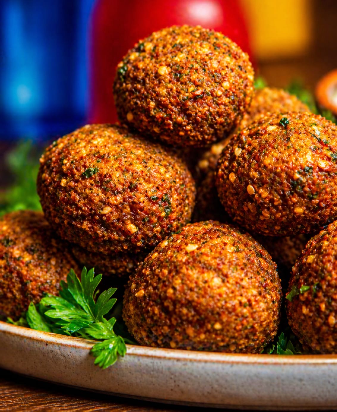 صحن فلافل عادي